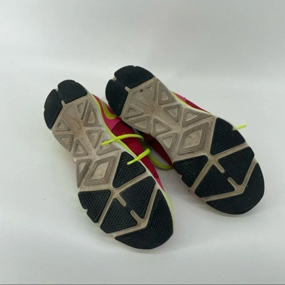 Nike Running Shoes Lightweight Athletic Training Sneakers‎ Pink Yellow 8.5